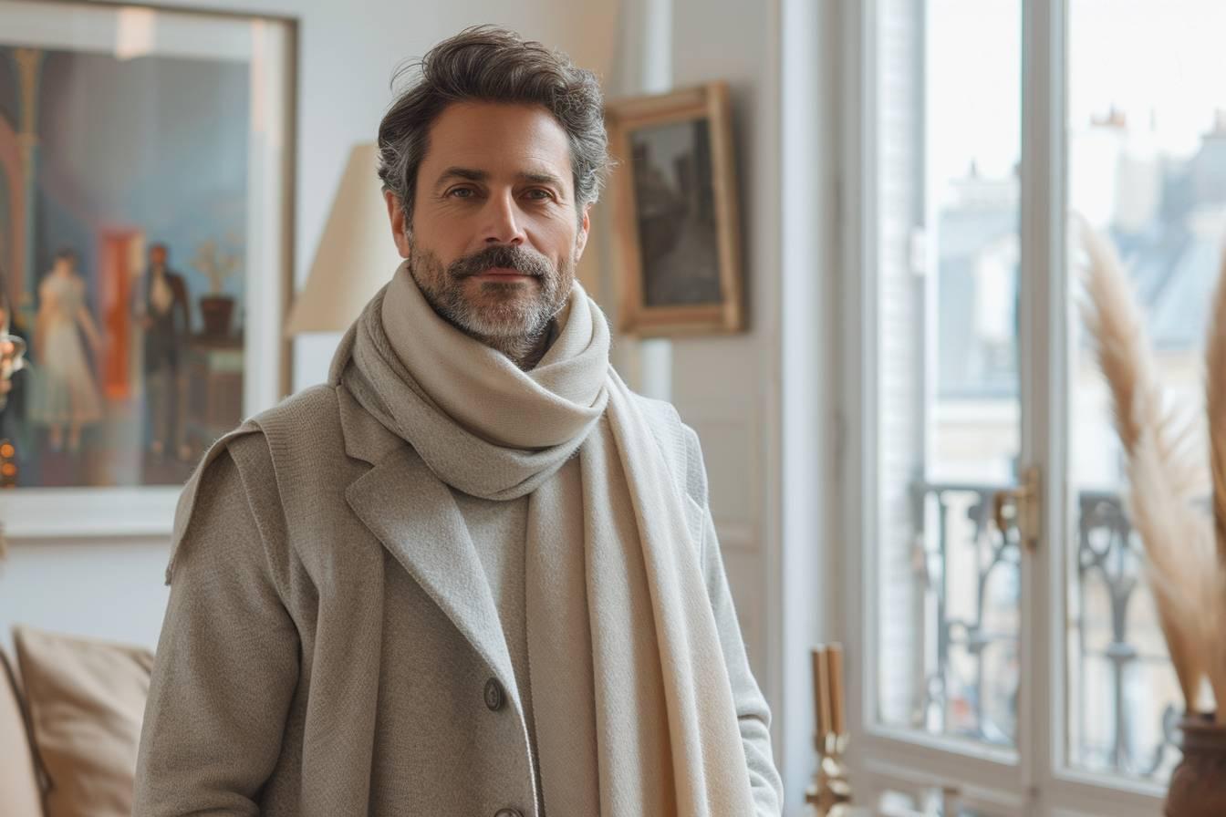 Echarpes, foulards et étoles pour homme : accessoires élégants made in France