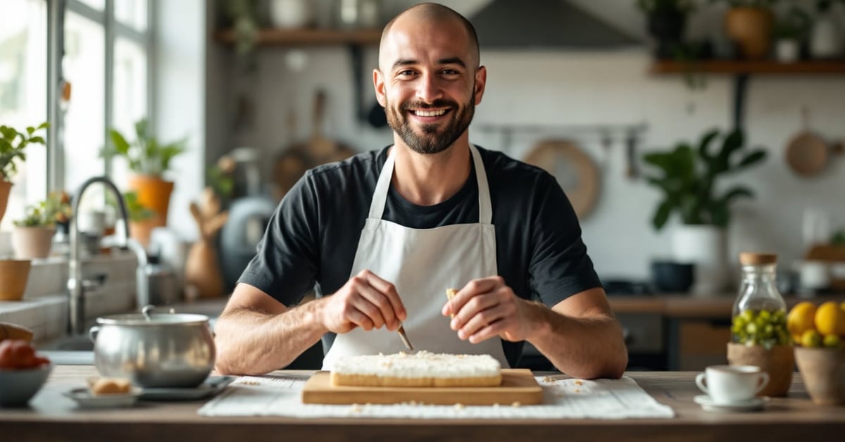 Barbe à papa au sucre coloré sur un bâton, fond épuré, texture filamenteuse et légère
