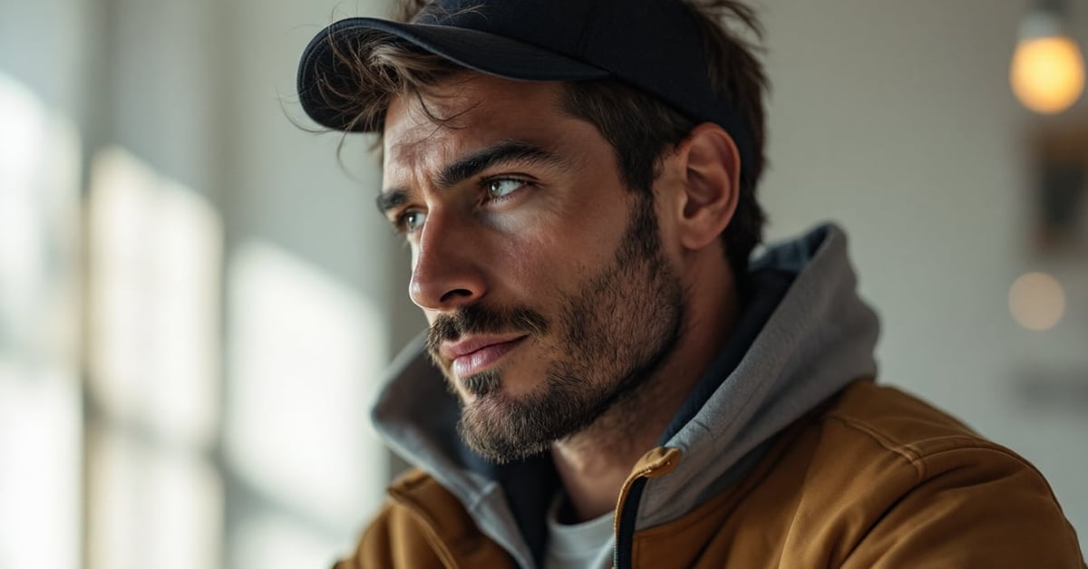 Montre homme Garmin posée sur une surface moderne, photographie éditoriale en lumière naturelle