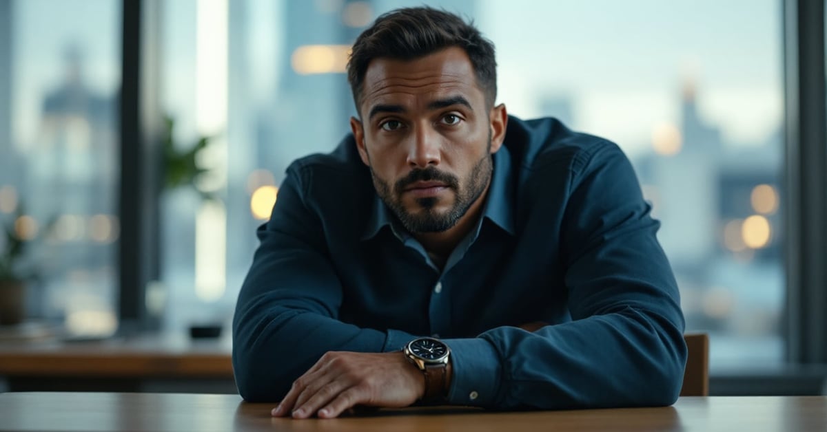 Homme portant une montre Tissot élégante au poignet, photographie éditoriale en lumière naturelle