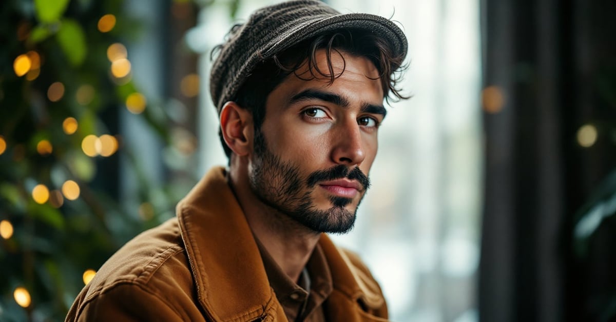 Accessoire paillette homme porté avec style – look masculin festif et élégant