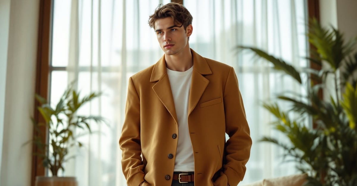 Mode homme 2026 : tenue masculine tendance alliant élégance contemporaine et style avant-gardiste
